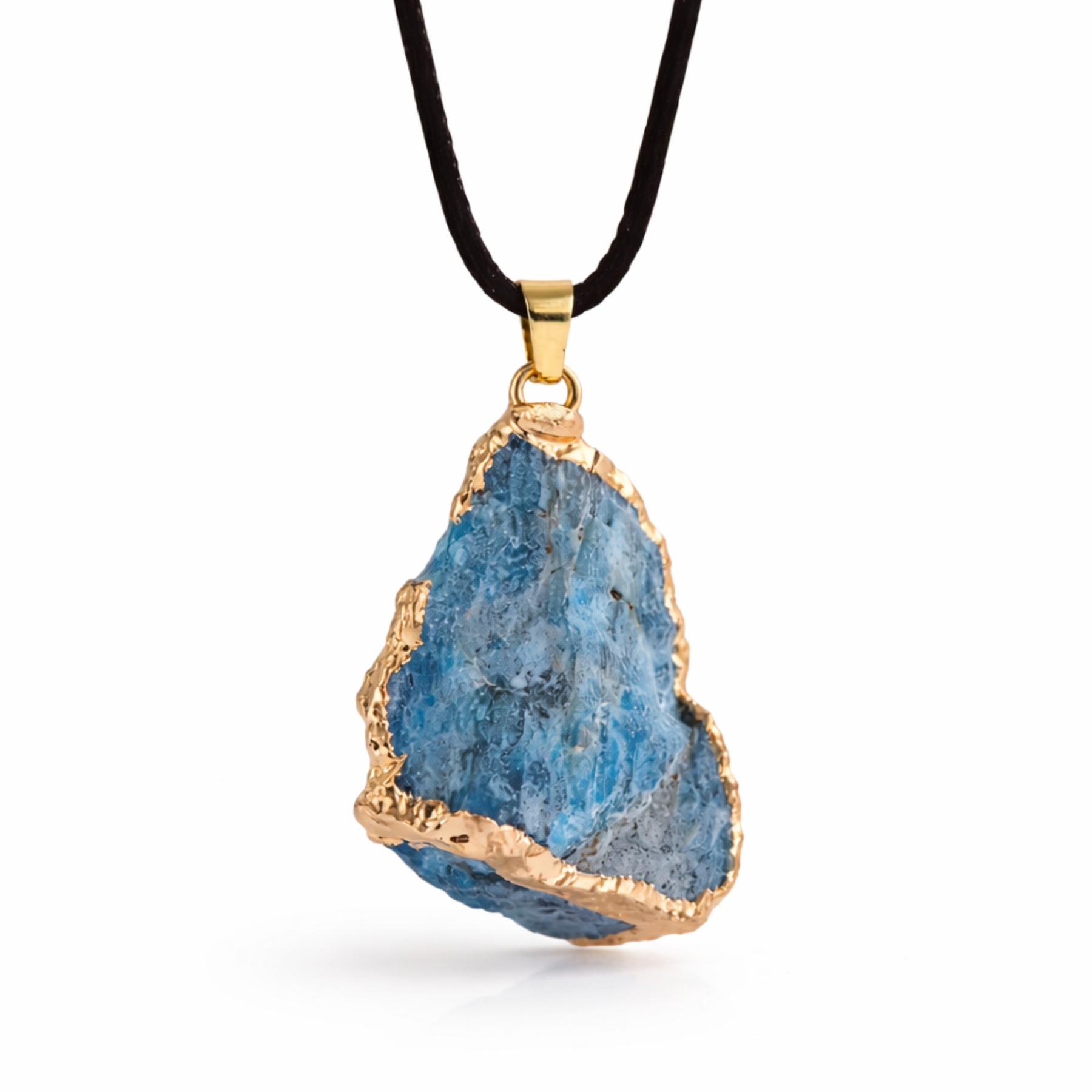 Blue Apatite necklace by Moon Sutras