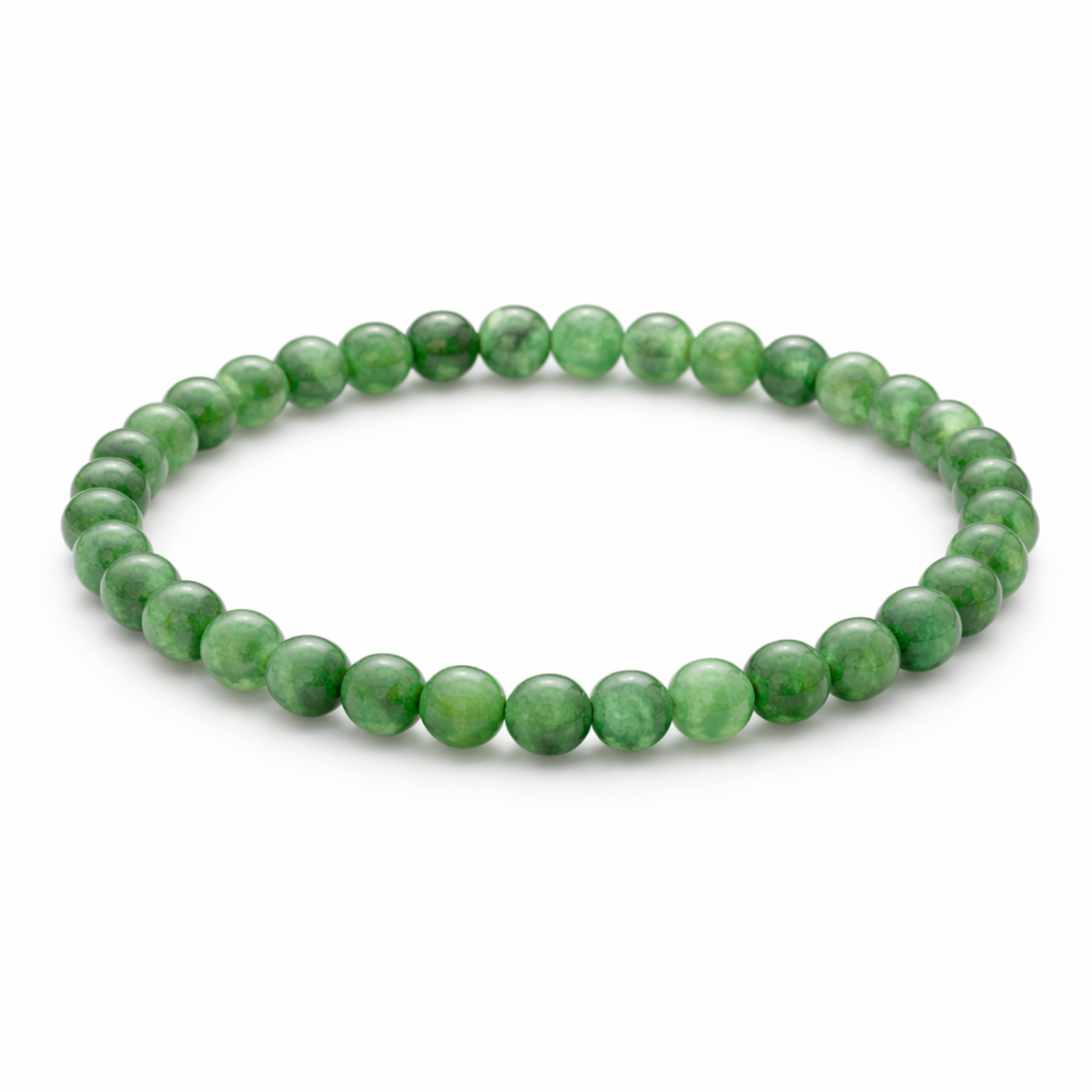 Emerald green jade bracelet by Moon Sutras