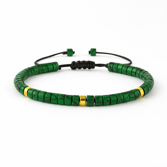Malachite bracelet for protection and boundaries by Moon Sutras