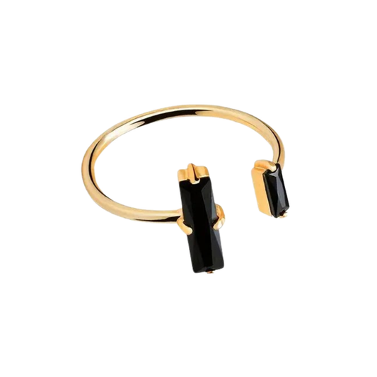 Obsidian ring by Moon Sutras