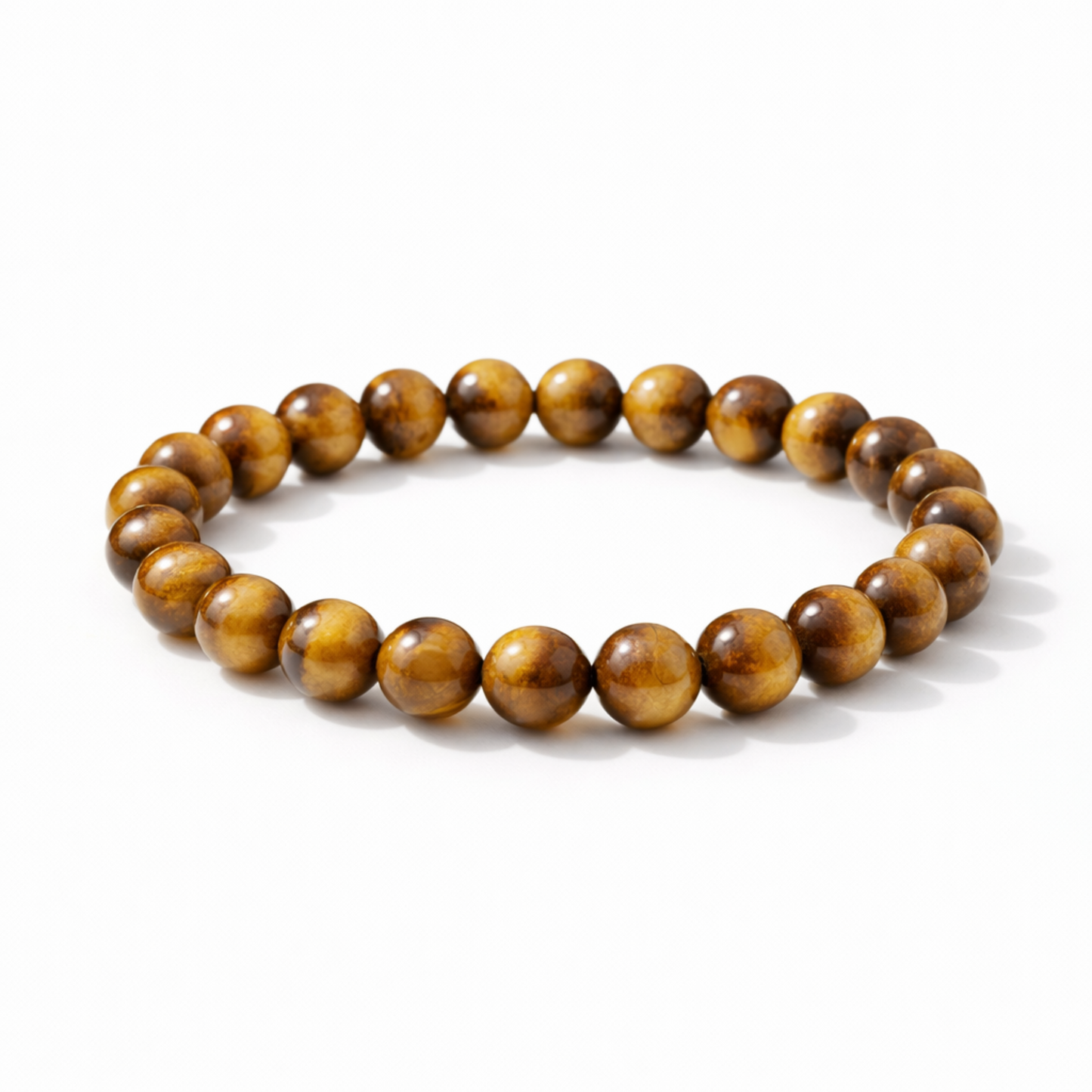 Tiger’s eye crystal bracelet for strength + confidence by Moon Sutras